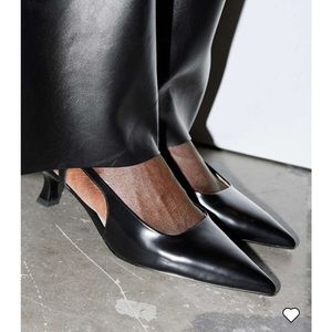 NWT & other stories Slingback Leather Pumps